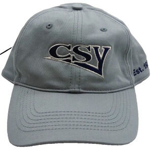 Page & Tuttle EST. 1956 CSY Mens Baseball Cap Hat Gray Adjustable Retro